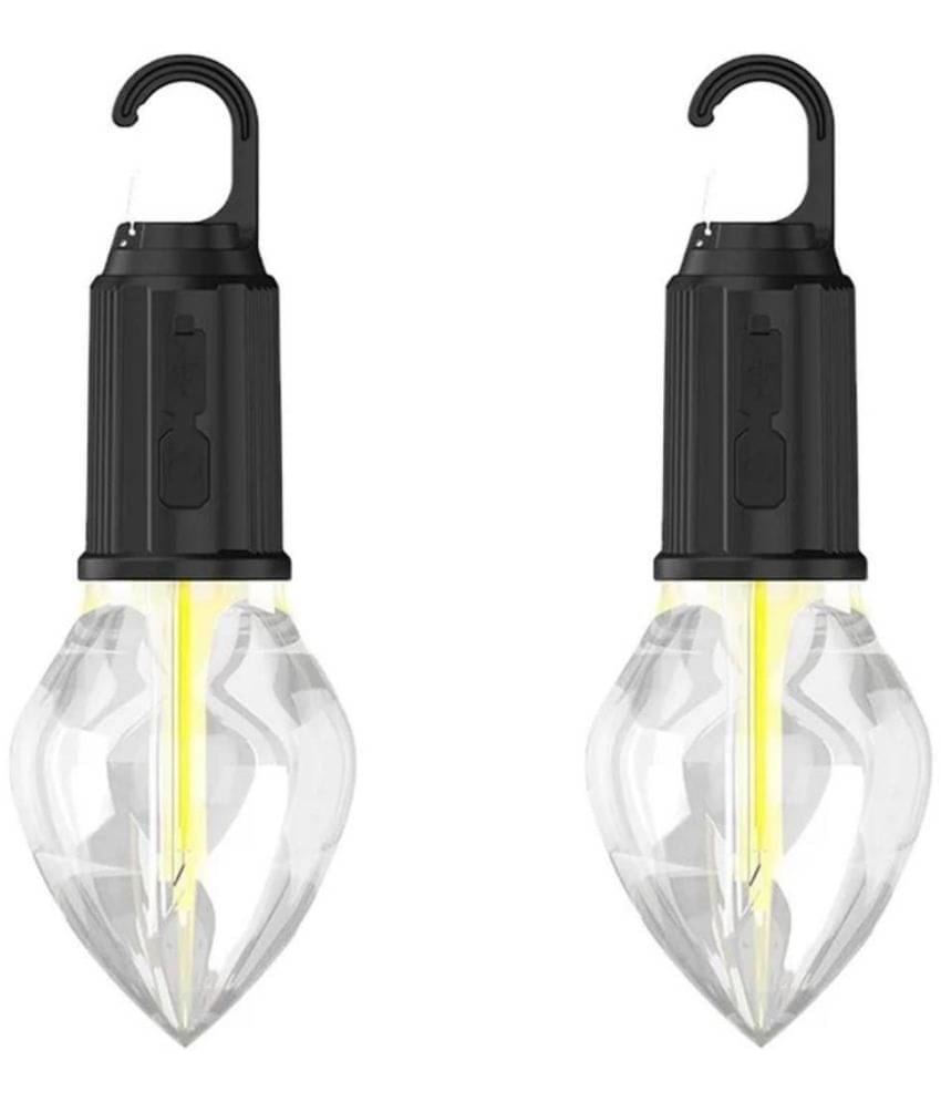 CIELKART Hanging Type-C Charging Retro Bulb Light, 24W White Emergency Light ( Pack of 2 ) CIELKART Hanging Type-C Charging Retro Bulb Light, 24W White Emergency Light ( Pack of 2 )