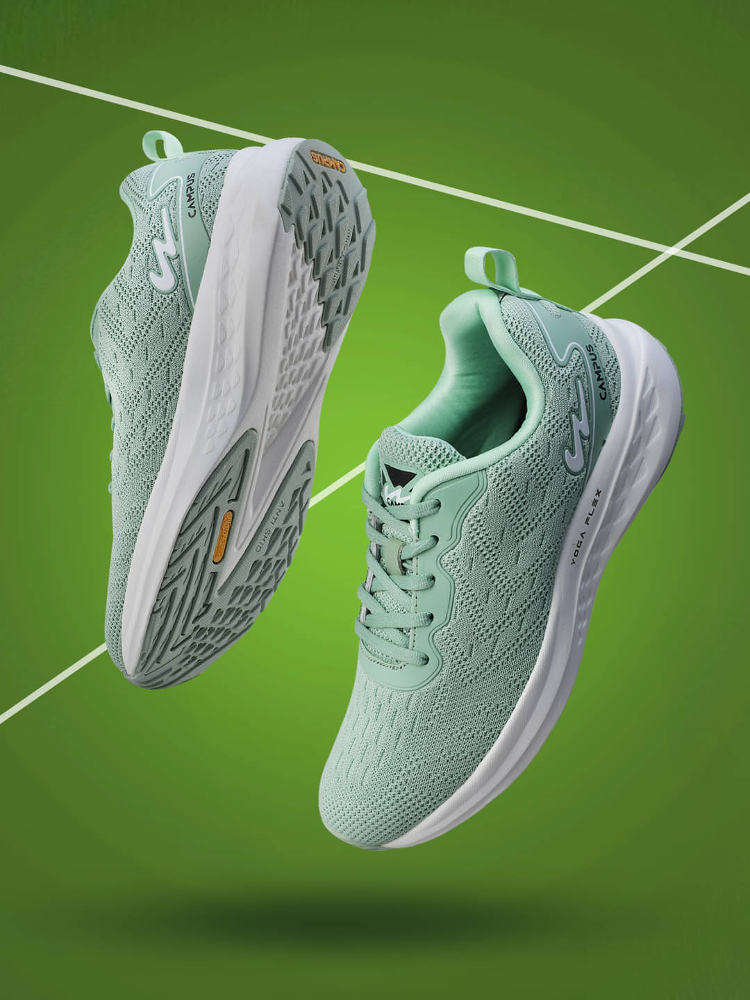     			Campus - Mint Green Women's Running Shoes