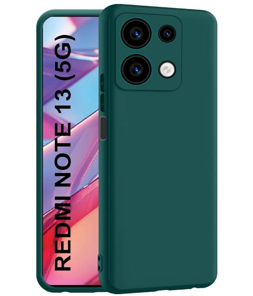     			Case Vault Covers Silicon Soft cases Compatible For Silicon Xiaomi Redmi Note 13 5G ( Pack of 1 )