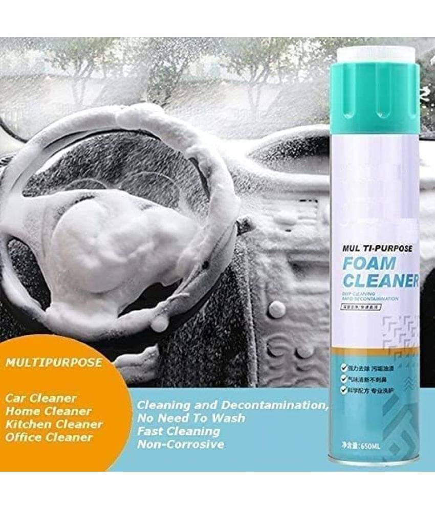 DHS Mart Multipurpose Foam Cleaner Multi Surface Cleaner Foam Car Interior Seat/Exterior & Interior/Shoes/Sofa 650 mL DHS Mart Multipurpose Foam Cleaner Multi Surface Cleaner Foam Car Interior Seat/Exterior & Interior/Shoes/Sofa 650 mL