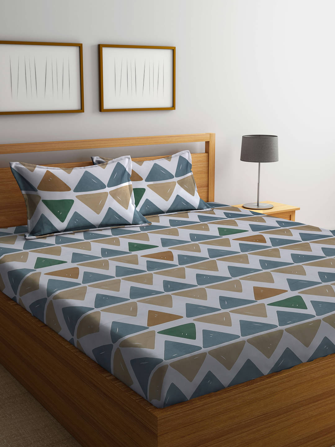FABINALIV Poly Cotton 1 Double King Bedsheet with 2 Pillow Covers ( Beige ) FABINALIV Poly Cotton 1 Double King Bedsheet with 2 Pillow Covers ( Beige )