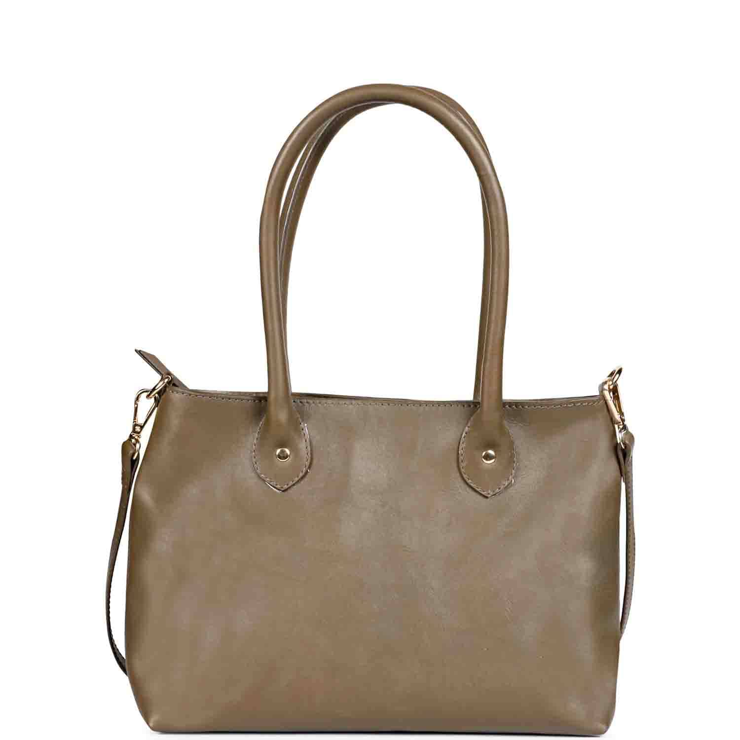     			FAVORE Brown Pure Leather Handheld