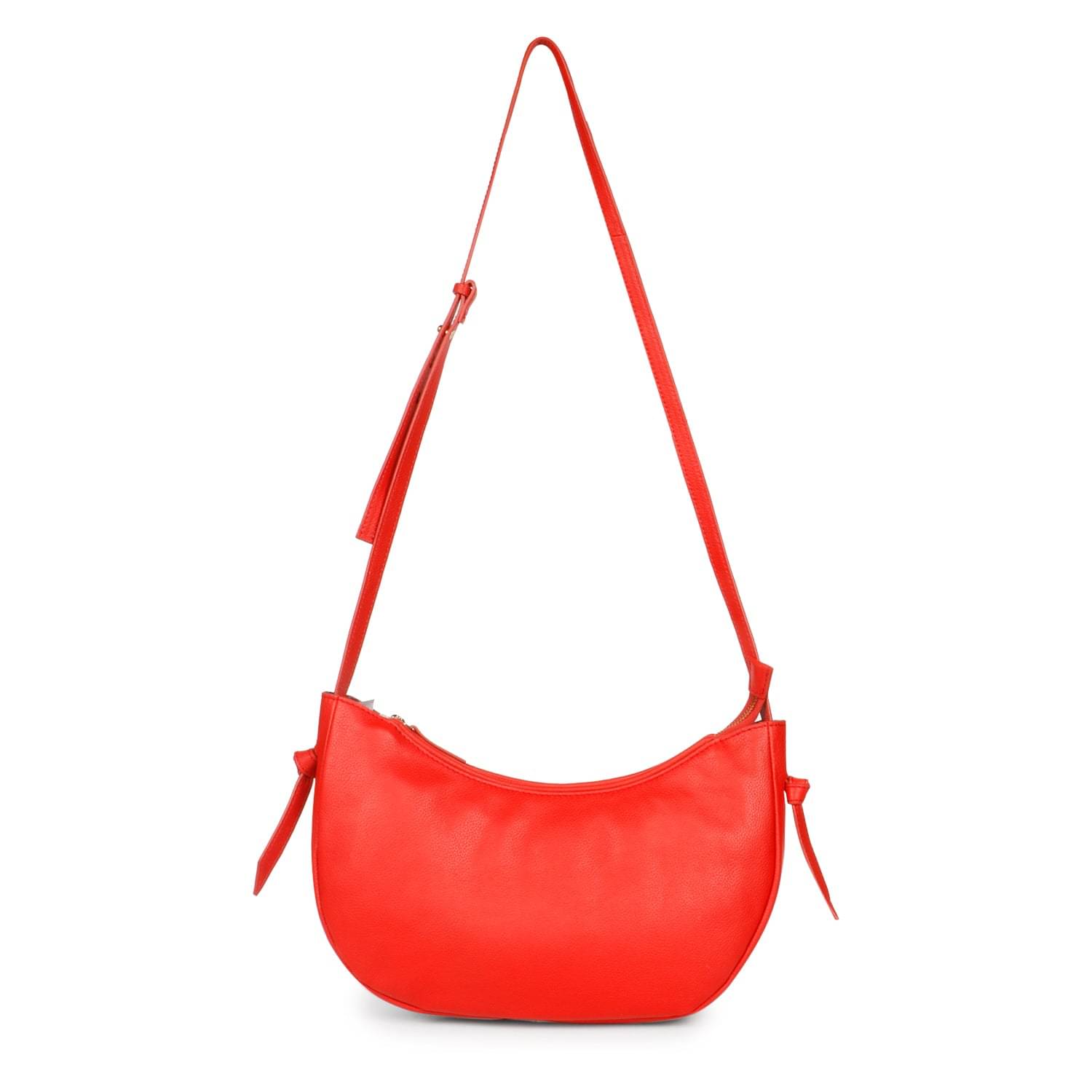     			FAVORE Red Pure Leather Sling Bag