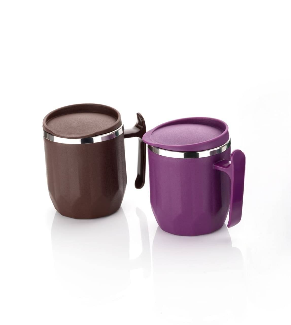     			FIT4CHEF Diamond Coffee Mug Solid Stainless Steel Coffee Mug 300 mL ( Pack of 2 )