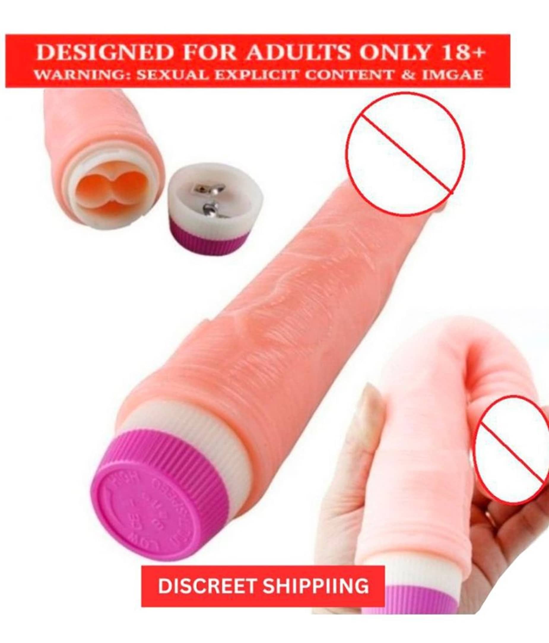 For women  8" Vibrating Realistic Dildo, For sex ,For Orgasam, Couple Goal, Real Penis Dildo