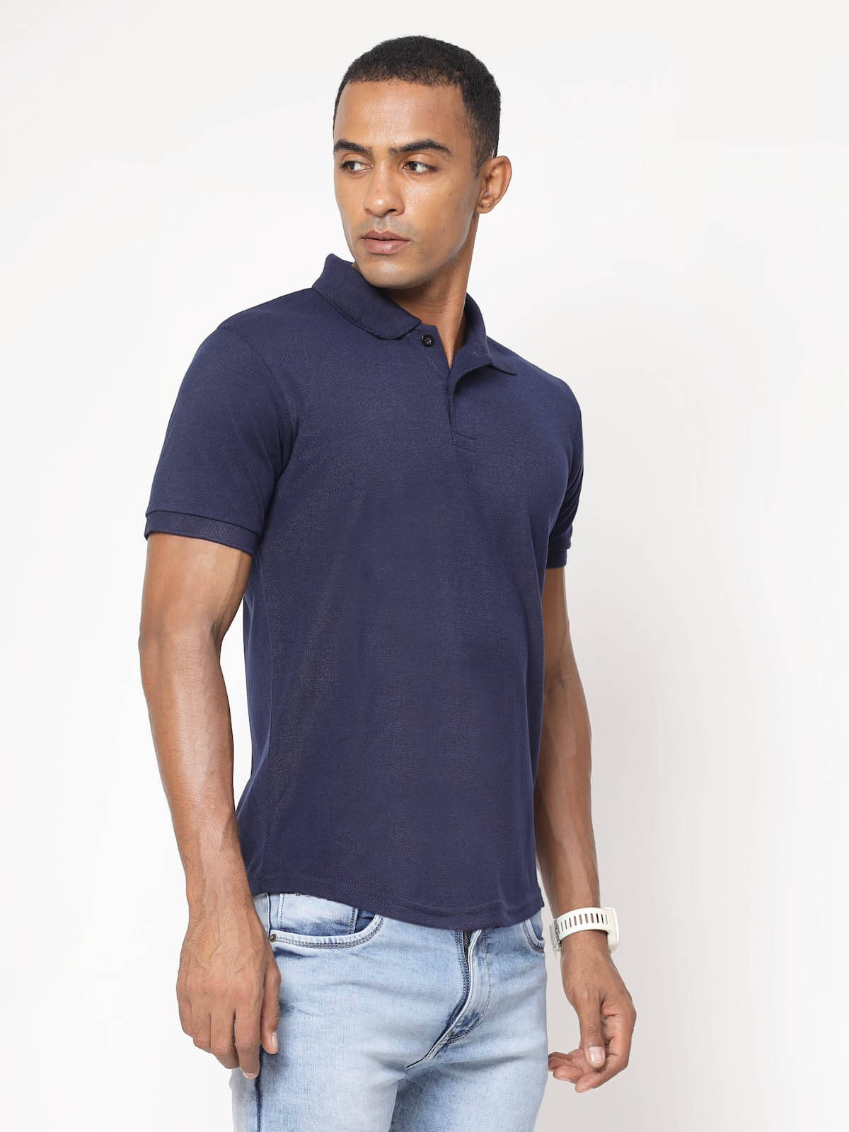 Fundoo Pack of 1 Polyester Slim Fit Solid Half Sleeves Men's Polo T Shirt ( Light Blue ) Fundoo Pack of 1 Polyester Slim Fit Solid Half Sleeves Men's Polo T Shirt ( Light Blue )