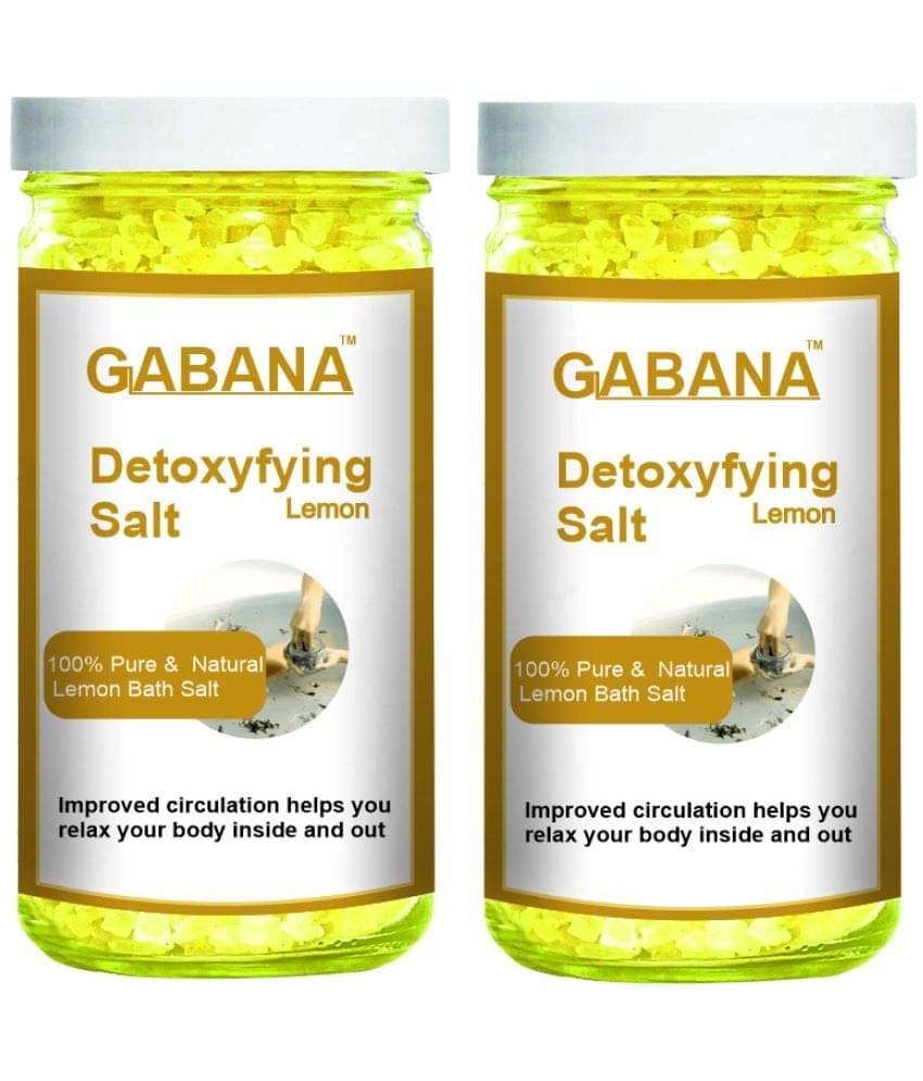     			GABANA Bath Salt Crystal Lemon Bath Salt 200 g Pack of 2