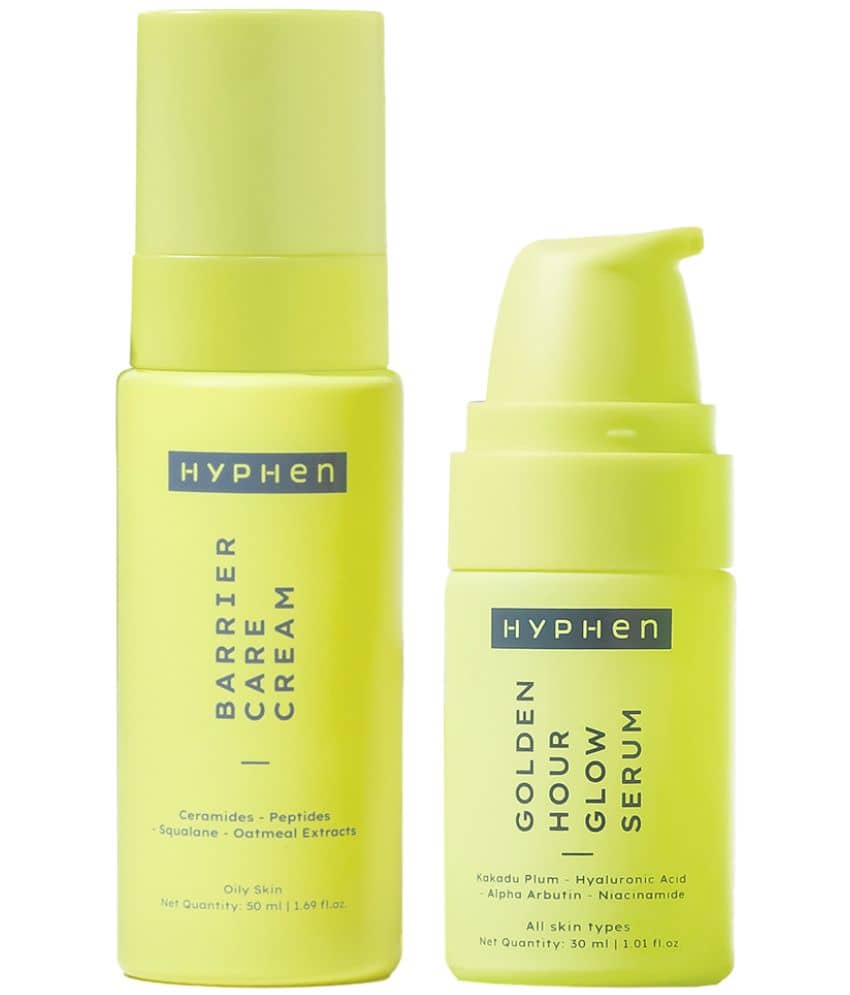 Hyphen Barrier Care Cream 50ml & Golden Hour Glow Serum 30ml (Pack of 2)