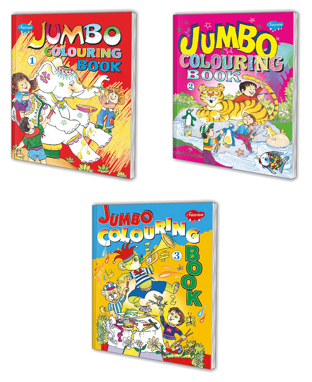 JUMBO Colouring Book – 1 To 3 | Set Of 3 Books (Paperback, Manoj Publications Editorial Board) JUMBO Colouring Book – 1 To 3 | Set Of 3 Books (Paperback, Manoj Publications Editorial Board)