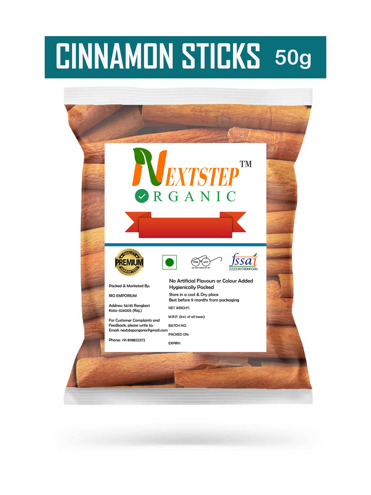 NEXTSTEP ORGANIC Daily Cassia Dalchini Stick (Cinnamon split) 50 gm NEXTSTEP ORGANIC Daily Cassia Dalchini Stick (Cinnamon split) 50 gm