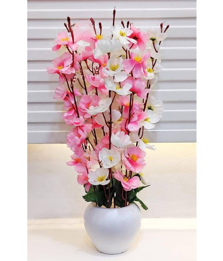     			REAL PBR - Multicolor Cherry Blossom Artificial Flower ( Pack of 1 )