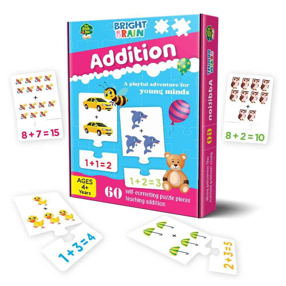 The Book Tree Addition Puzzle for Kids, Gift Box The Book Tree Addition Puzzle for Kids, Gift Box