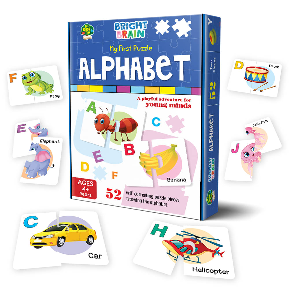 The Book Tree Alphabet Puzzle - 52 Piece Jigsaw Puzzle for Preschoolers, Educational Toy for Learning ABC and Letters, Gifts for Kids Ages 3 to 6 The Book Tree Alphabet Puzzle - 52 Piece Jigsaw Puzzle for Preschoolers, Educational Toy for Learning ABC and Letters, Gifts for Kids Ages 3 to 6