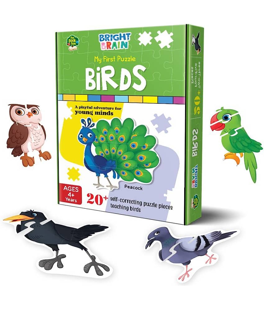 The Book Tree Birds 20+ Piece Jigsaw Puzzle for Preschoolers, Educational Toy for Learning Different Birds, Gifts for Kids Ages 3 to 6 - Stationery | Buy online on ZillyBuy