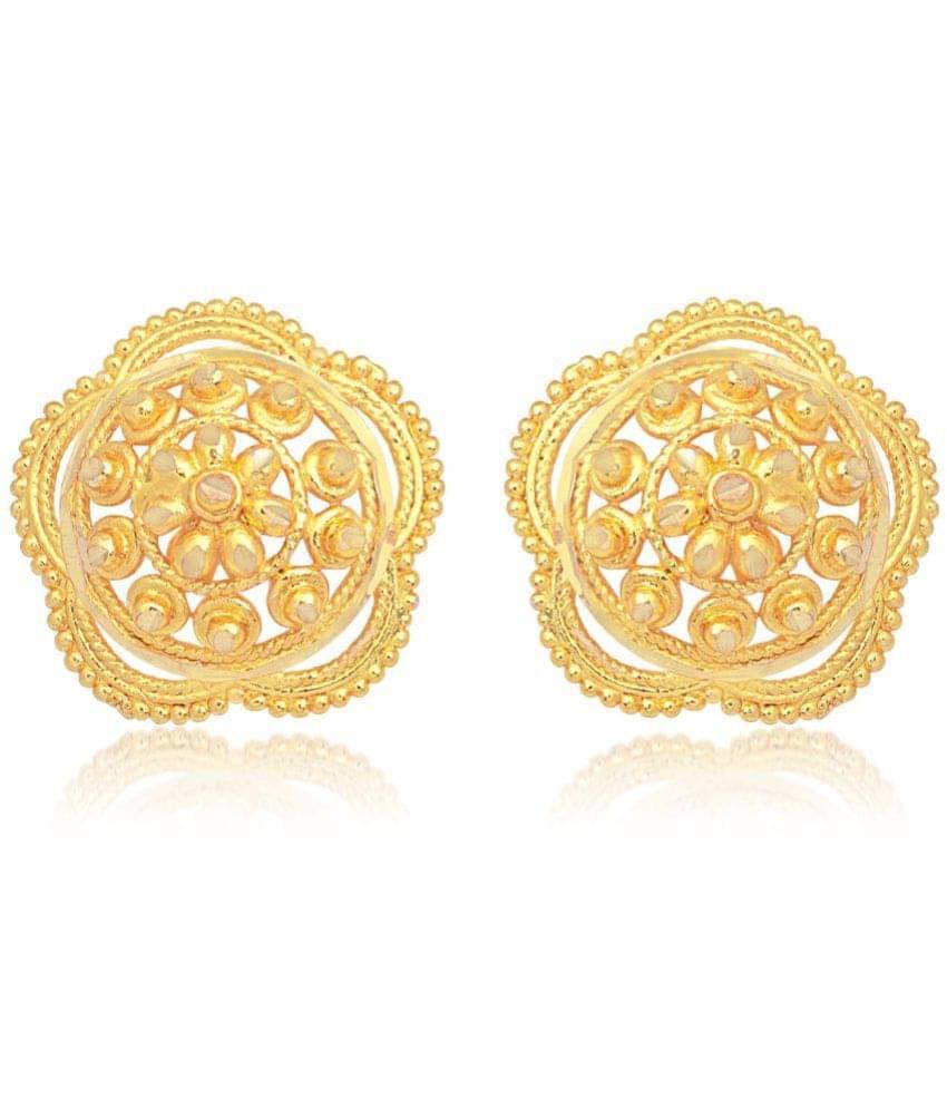     			VIVASTRI Golden Drop Earrings ( Pack of 3 )