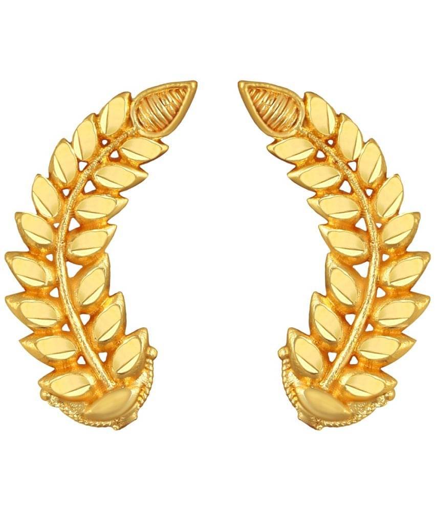     			VIVASTRI Golden Stud Earrings ( Pack of 1 )