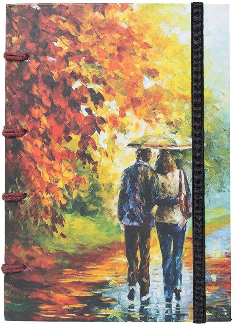     			Walk to remember A5 Diary Unruled 144 Pages (Multicolor)