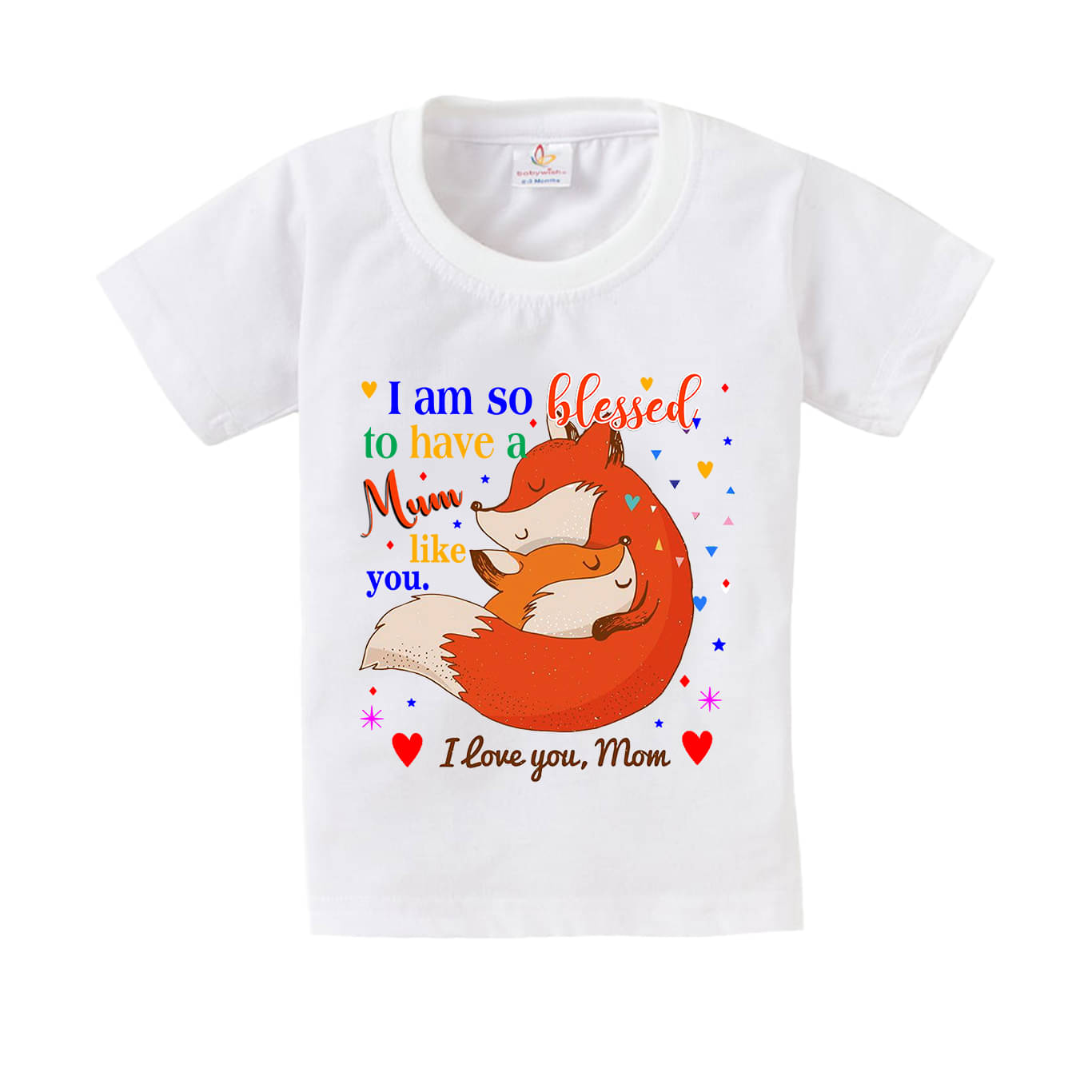     			babywish Pack of 2 Boys Cotton T-Shirt ( White )