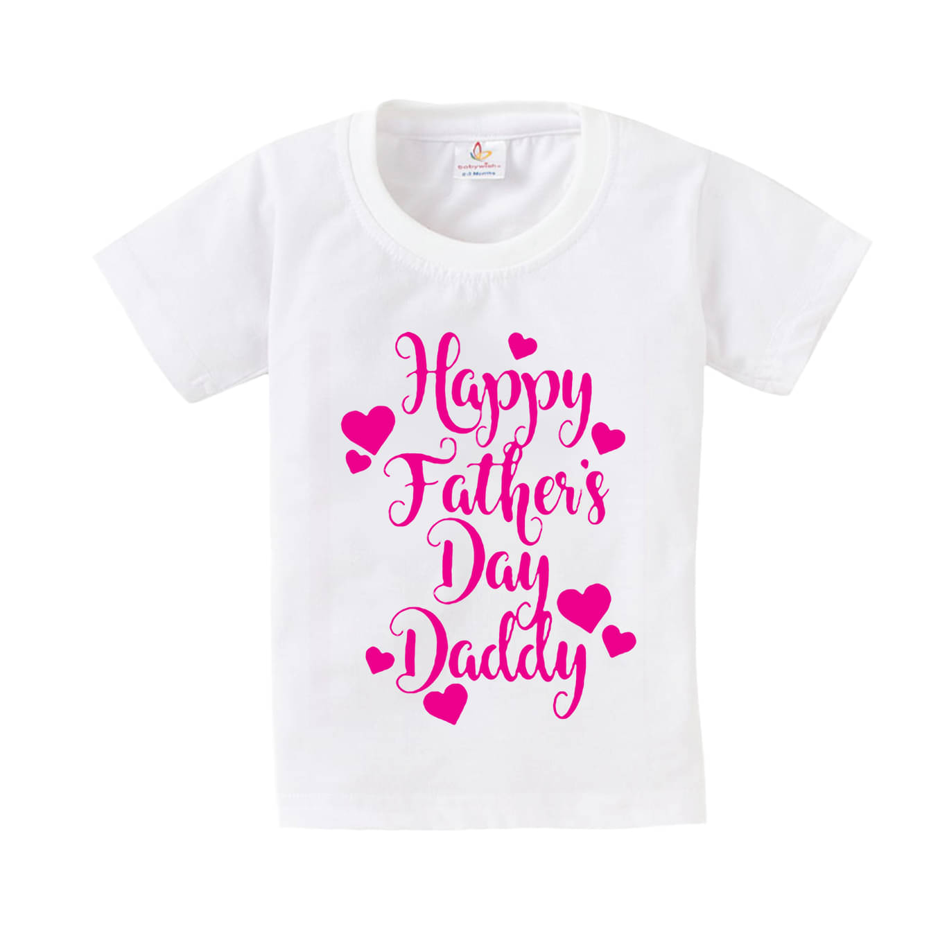     			babywish Pack of 1 Boys Cotton T-Shirt ( White )