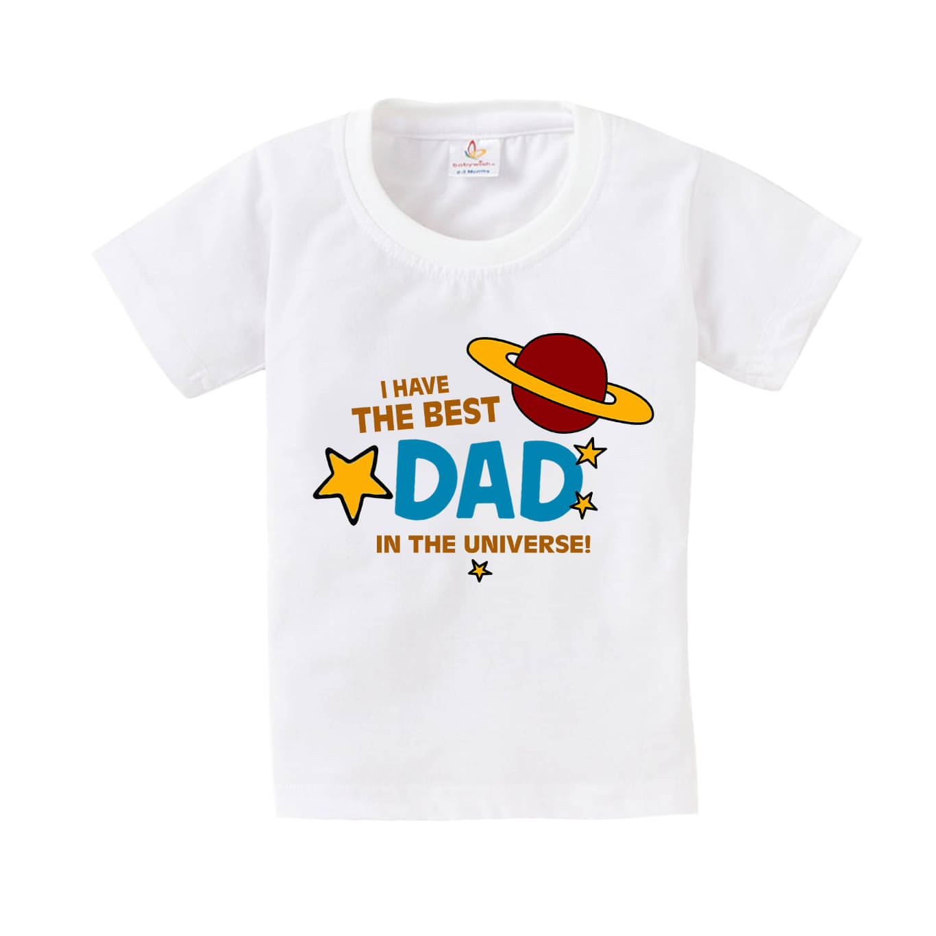     			babywish Pack of 1 Boys Cotton T-Shirt ( White )
