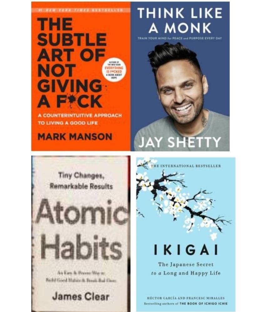 best combo of subtle art of not giving a fuck + atomic habit + ikigai and think like a monk best combo of subtle art of not giving a fuck + atomic habit + ikigai and think like a monk