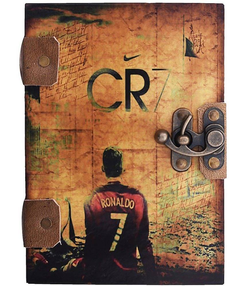 handmade 100% recycled cotton paper dairy in football theme Regular Diary Unruled 144 Pages (Multicolor)     			handmade 100% recycled cotton paper dairy in football theme Regular Diary Unruled 144 Pages (Multicolor)