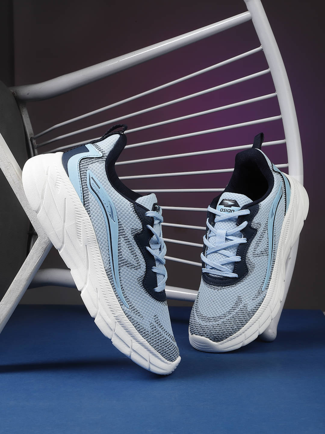     			ASIAN - Navy Blue Women's Running Shoes