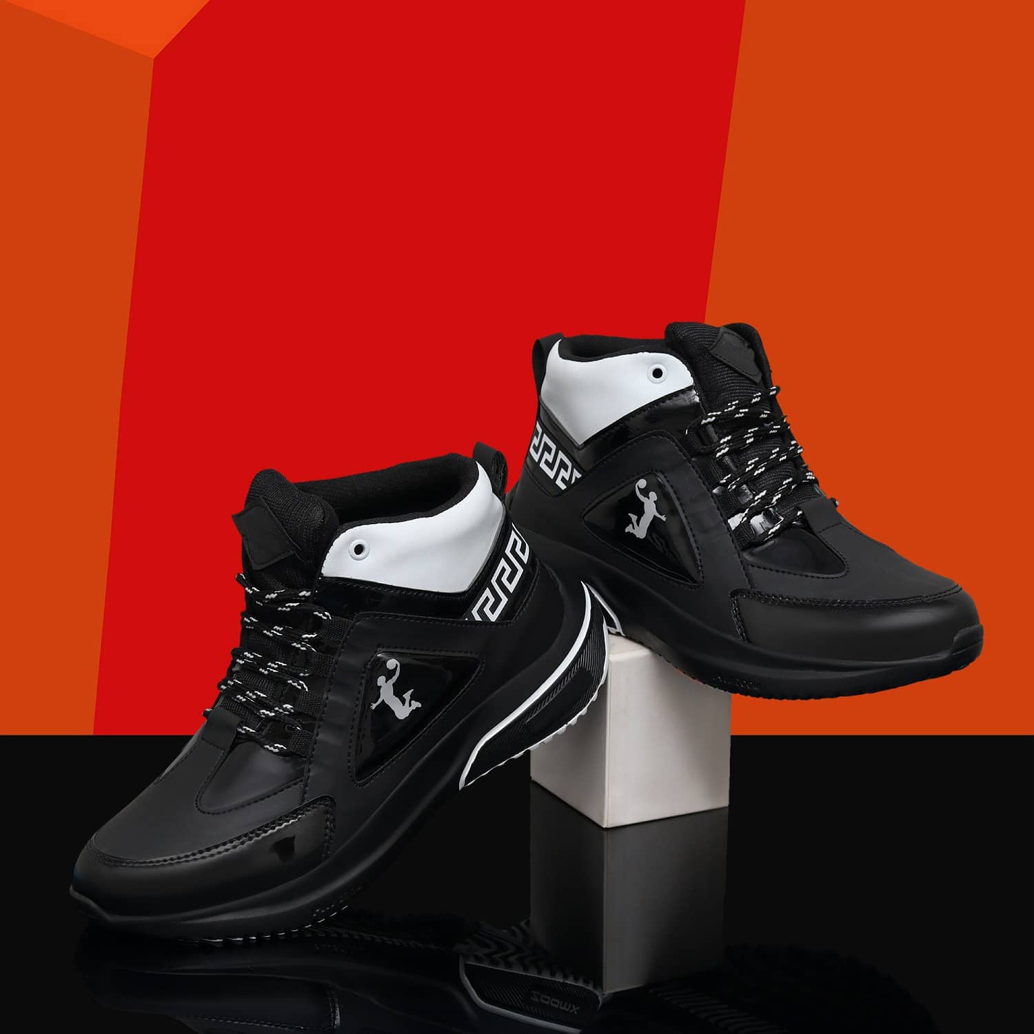 VATELIO Casual/Travel Black Men's High Tops Shoes - Casual Shoes | Buy online on ZillyBuy