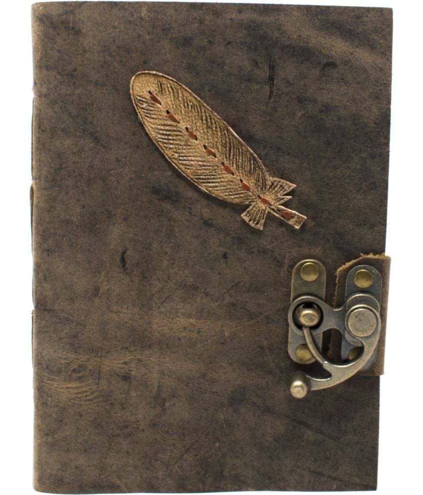 100% Handmade Recycled Cotton Paper Journal (Finished Leather Journal) Regular Journal Unruled 200 Pages (Coffee) 100% Handmade Recycled Cotton Paper Journal (Finished Leather Journal) Regular Journal Unruled 200 Pages (Coffee)