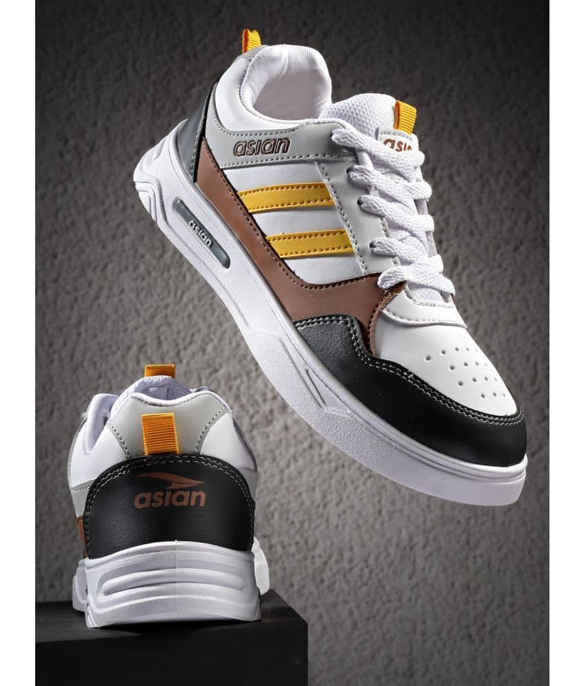 ASIAN BOSTON-02 Light Grey Men's Sneakers - Casual Shoes | Buy online on ZillyBuy