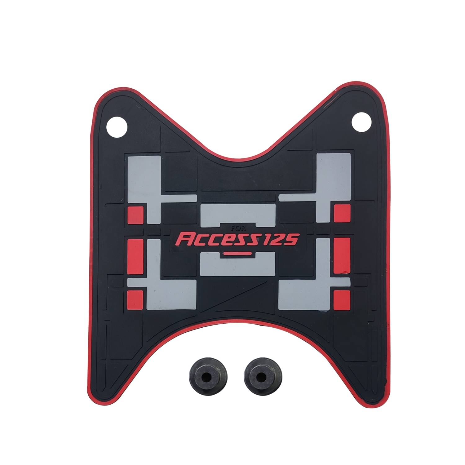 AUTOXYGEN Anti skid Scooter/Scooty Foot Mat Rubber Floor Mat Accessories for Suzuki Access 125 New (Red, Grey & Black) AUTOXYGEN Anti skid Scooter/Scooty Foot Mat Rubber Floor Mat Accessories for Suzuki Access 125 New (Red, Grey & Black)