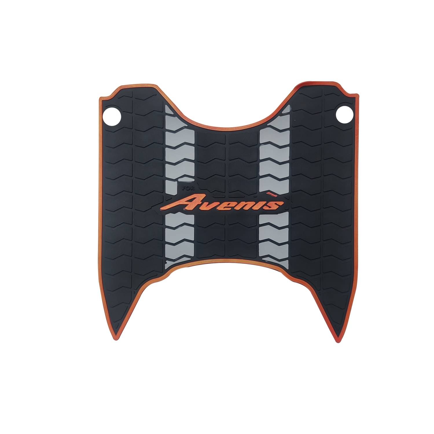     			AUTOXYGEN Anti skid Scooter/Scooty Foot Mat Rubber Floor Mat Accessories_2 for Avenis 125 BS-6(Black, Grey & Red)