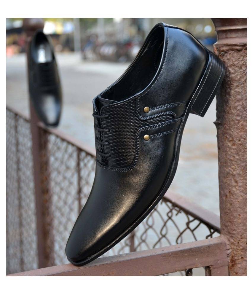 Aadi Black Men's Derby Formal Shoes Aadi Black Men's Derby Formal Shoes