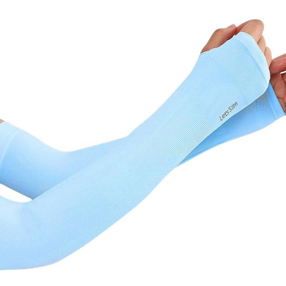 Auto Hub Blue Solid Riding Sleeves ( Set of 2 ) Auto Hub Blue Solid Riding Sleeves ( Set of 2 )