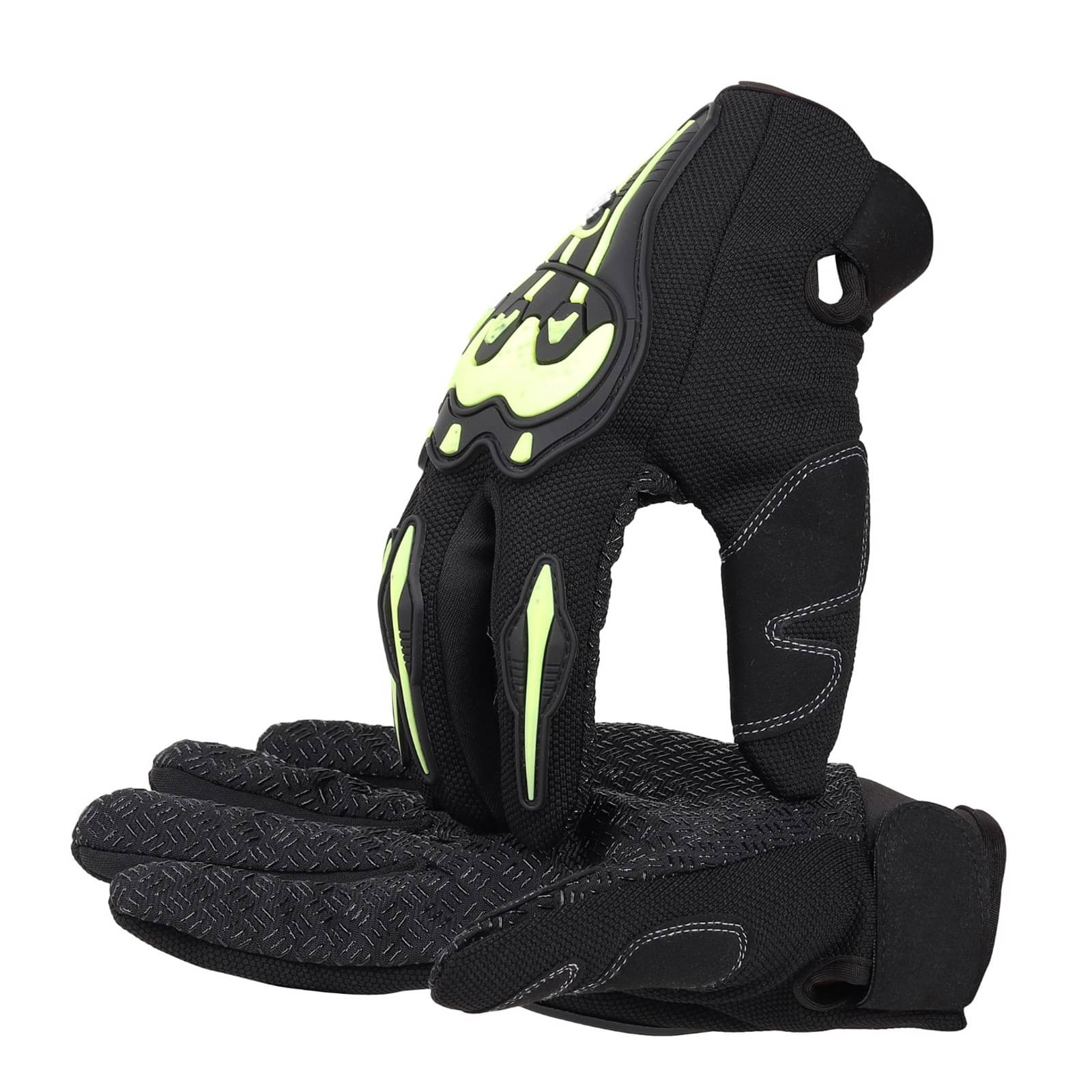 Auto Hub Full Fingers Nylon Riding Gloves ( Pair of 1 ) Auto Hub Full Fingers Nylon Riding Gloves ( Pair of 1 )