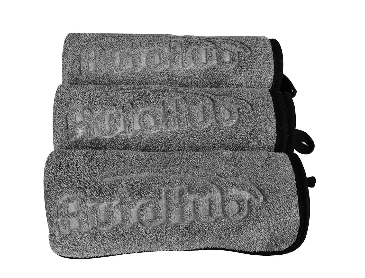    			Auto Hub Grey 800 GSM Drying Towel For Automobile ( Pack of 3 )
