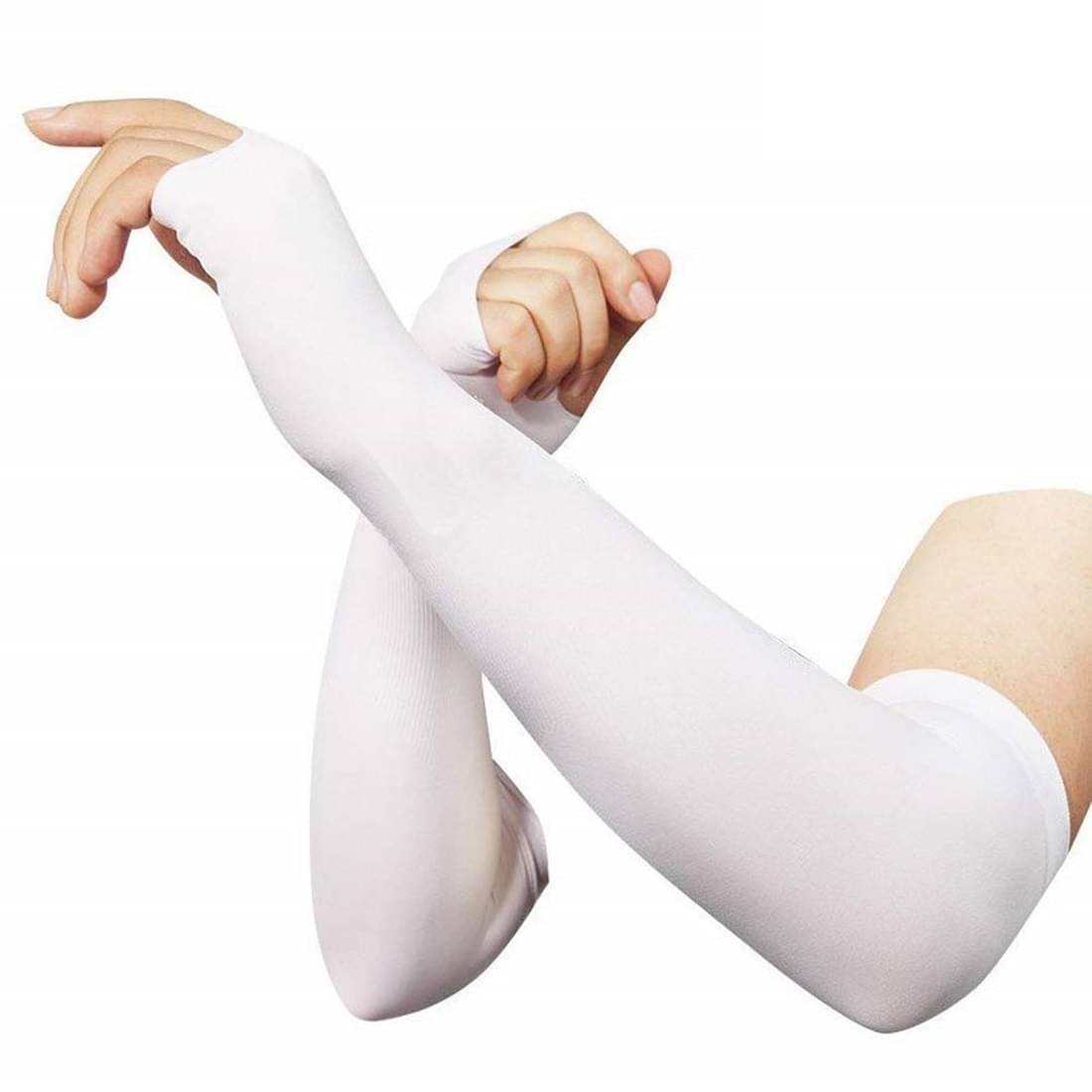 Auto Hub White Solid Riding Sleeves ( Single Set ) Auto Hub White Solid Riding Sleeves ( Single Set )