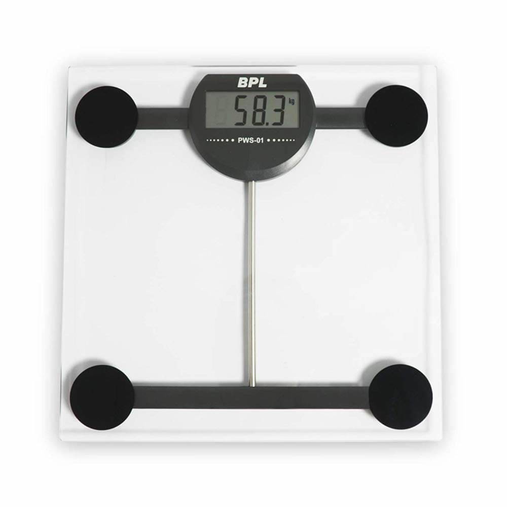     			BPL Medical Technologies PWS-01 Personal Weighing Scale for Weight Measurement (Transparent)