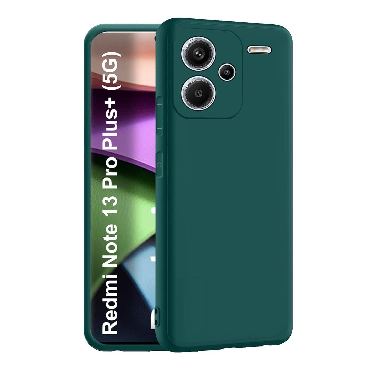     			Case Vault Covers Silicon Soft cases Compatible For Silicon Redmi Note 13 Pro Plus 5G ( Pack of 1 )