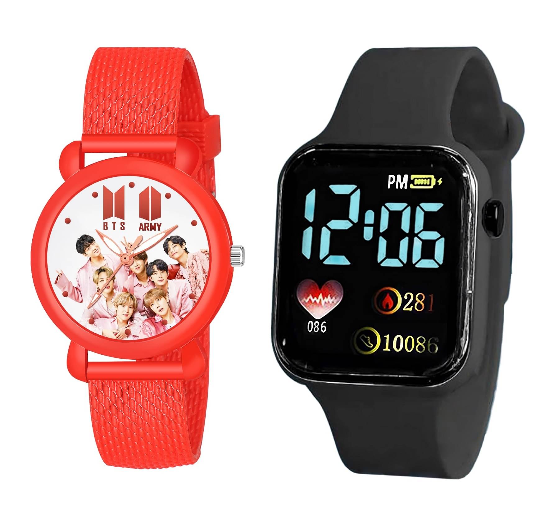DECLASSE Red Dial Analog Boys Watch ( Pack Of 2 ) DECLASSE Red Dial Analog Boys Watch ( Pack Of 2 )