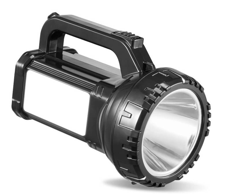     			DP - 10W Rechargeable Flashlight Torch ( Pack of 1 )