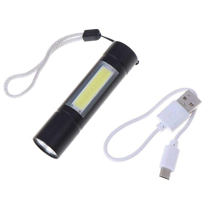 DP - 10W Rechargeable Flashlight Torch ( Pack of 1 ) DP - 10W Rechargeable Flashlight Torch ( Pack of 1 )