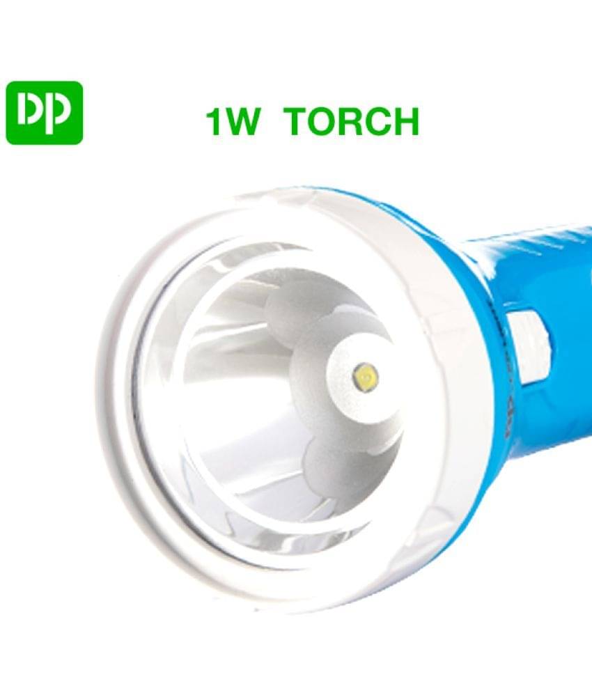     			DP - 1W Rechargeable Flashlight Torch ( Pack of 1 )