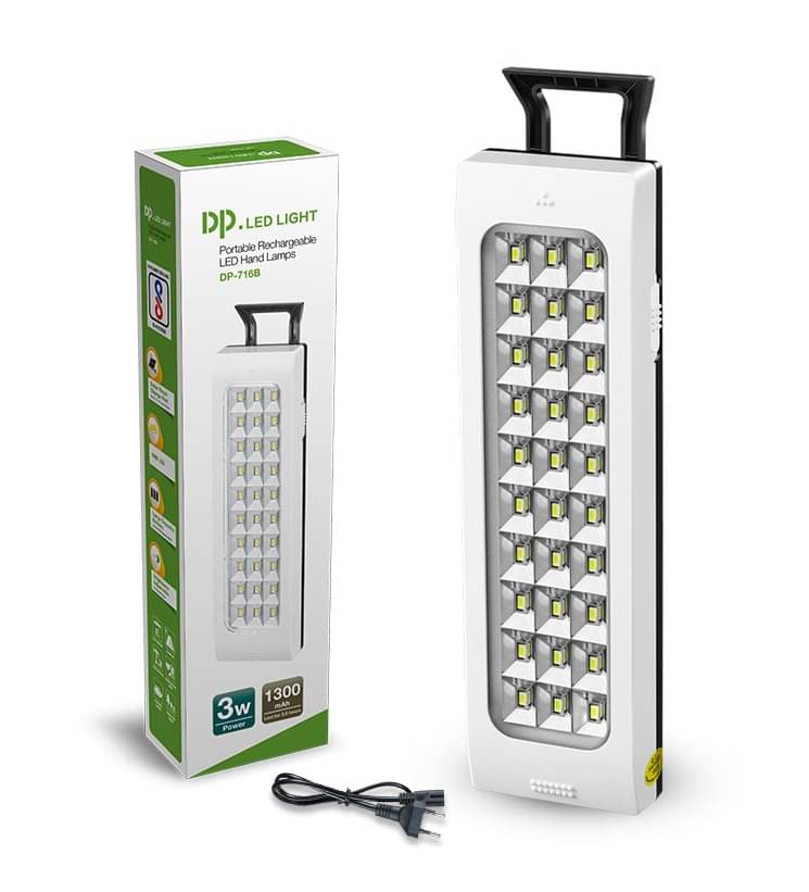     			DP - 1W Rechargeable Flashlight Torch ( Pack of 1 )