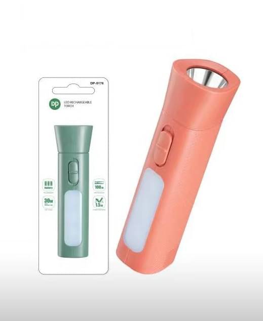     			DP - 1W Rechargeable Flashlight Torch ( Pack of 1 )