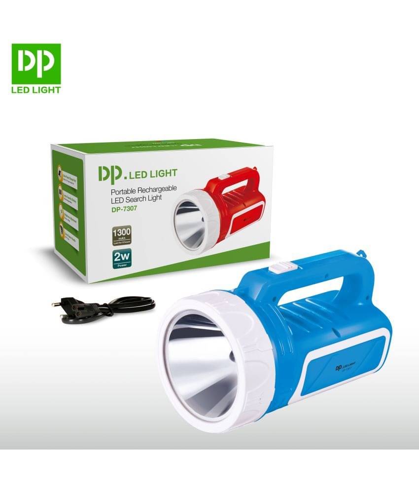     			DP - 2W Rechargeable Flashlight Torch ( Pack of 1 )