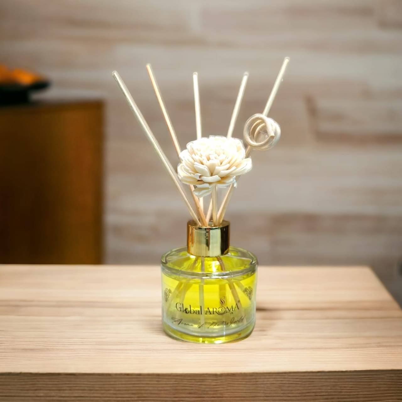 GLOBAL AROMA Whitesage Fragrance Glass Reed Diffusers Set 60ML GLOBAL AROMA Whitesage Fragrance Glass Reed Diffusers Set 60ML