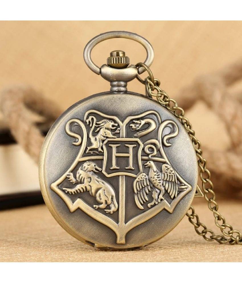     			Harry Potter H4 Vintage Pocket-Watch Antique Style Metallic Keychain Best Gifting Boys Girls Fans Kids Bag Charm