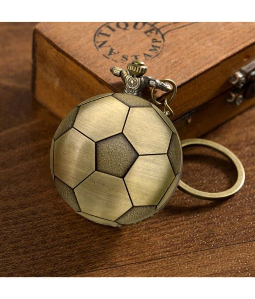 Gala Time Football Theme Pocket Watch Vintage Kid Men Women Gift Keychain ( Pack of 1 )     			Gala Time Football Theme Pocket Watch Vintage Kid Men Women Gift Keychain ( Pack of 1 )