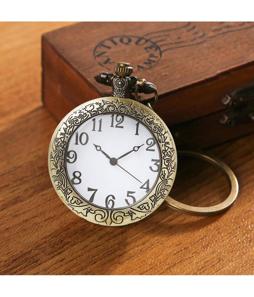     			GT Gala Time Antique Clear Glass Case Vintage Pocket Watch For Car & Bike Gift for Men & Woman Key Chain